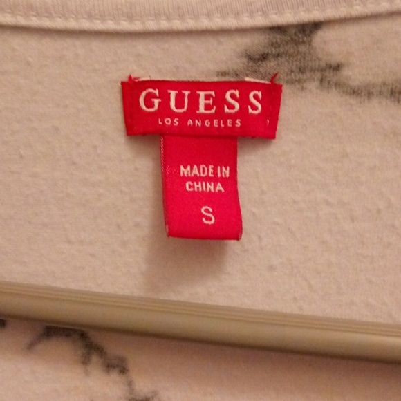 Guess Womens Tie Dye Metallic Print Dress - Picture 3 of 3